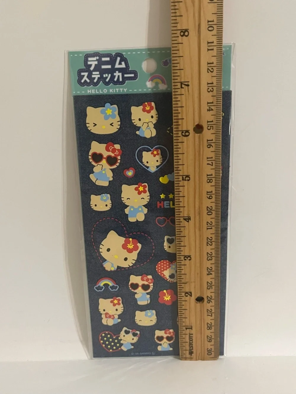Sanrio Hello Kitty Denim Theme Sticker Sheet